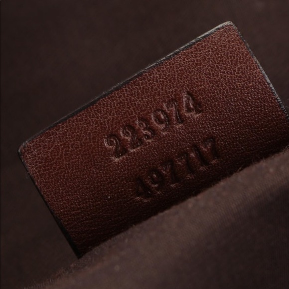 Gucci Brown/Beige GG Canvas Sukey Satchel - Picture 7 of 15